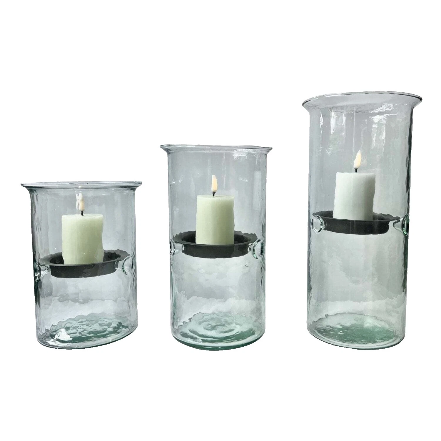 Vidro Cilindro Porta-velas e Acessórios