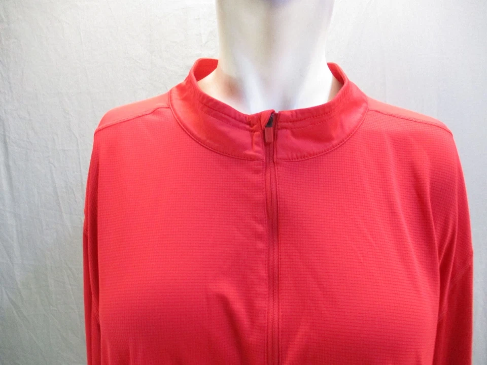 Pullover deportivo Mountain Hard Wear talla 2XL para hombre rojo 1/4 cremallera cuello alto 7W-691 Foto 2 de 4