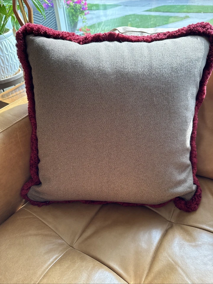 Винтажный Ralph Lauren Guinevere меха Арагон капуста роза цветочный плед подушка 22 X 22 - Изображение 4 из 4