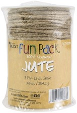 CousinDIY Jute Cord 3ply 28lb-Natural Approx. 3/8" 