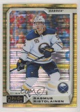 2018-19 O-Pee-Chee Platinum Seismic Gold 43/50 Rasmus Ristolainen #64 3x1