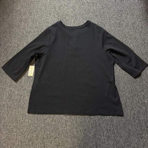 Blusa donna Studio Works sera festa - taglia 2XL manica 3/4 nera nuova con etichette - Foto 5 di 6