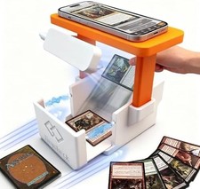 Card Scanner - MTG Trading Card Standwith LED Light  Magnetic Base, Compatible