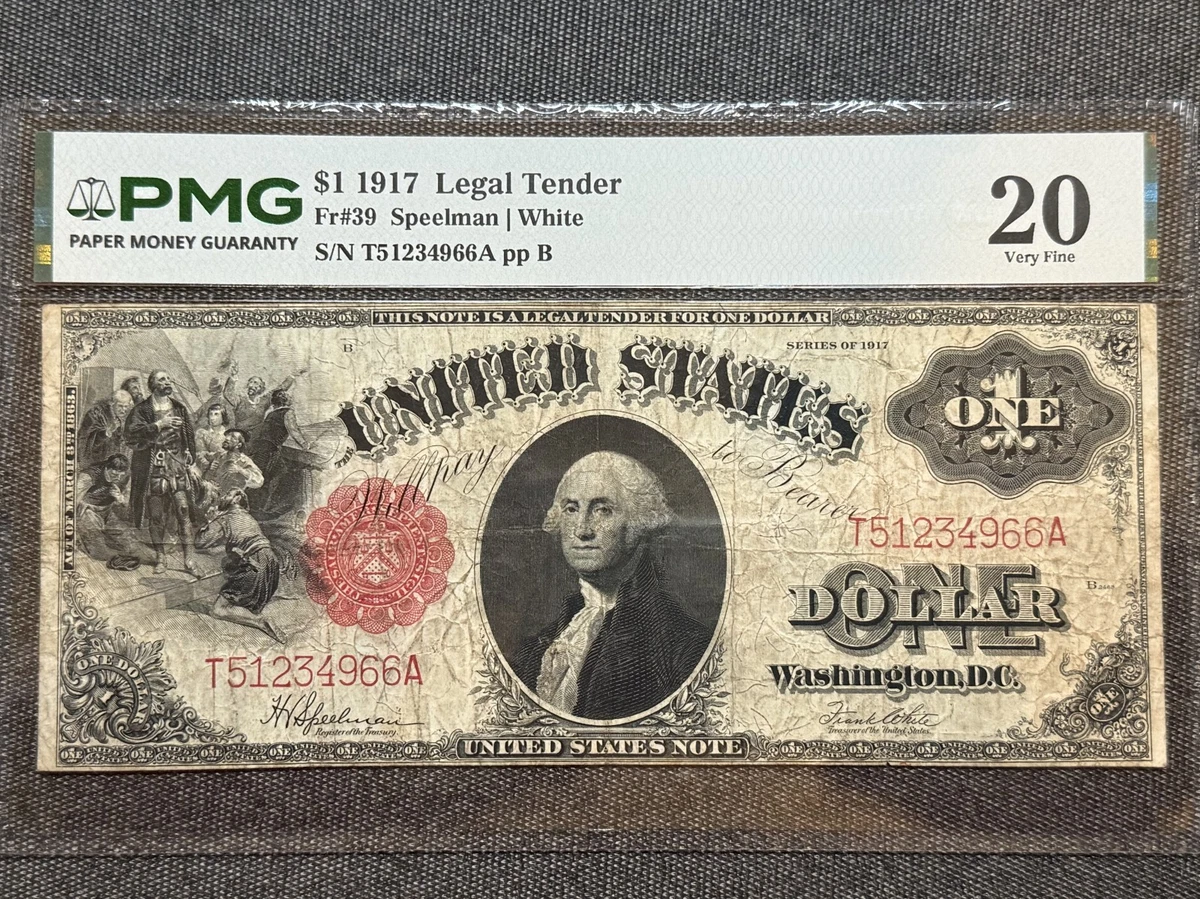1917 $1 PMG United States Large Size Notes for sale | eBay