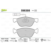 1X Bremsbelagsatz, Scheibenbremse Valeo 598308 Passend FüR Alfa Romeo Fiat