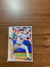 2020 Topps Update Jacob DeGrom Boxloader Manufactured Patch New York Mets