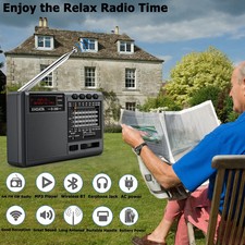 XHDATA D368 Portable Radio Shortwave AM/FM/SW 12 Band DSP Stereo MP3 Player Gift