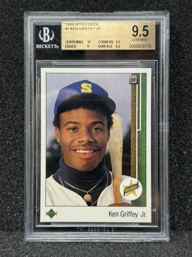 1989 Upper Deck Ken Griffey Jr #1 (RC) -  RARE “CIRCLE R” Version