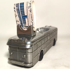 AC Williams Twin Coach Smoker Bus Ashtray Figural 8.5" Kent Ohio