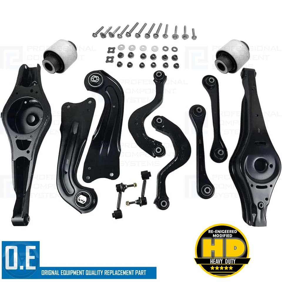 KIT LINKS DROP LINKS BRAÇOS DE CONTROLE WISHBONE SUSPENSÃO TRASEIRA SUPERIOR INFERIOR SUSPENSÃO TRASEIRA VW JETTA - Imagem 2 de 4