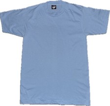 Vintage NOS Blank Medium Blue Screen Stars Best, Single Stitch Made in USA.