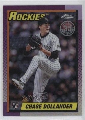 2025 Topps Chrome Update 1990 Topps Baseball Chase Dollander #90CU-16 1i0l