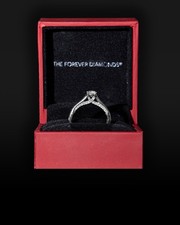 Engament Ring | Forever Diamond | White Gold 18k | Natural Diamond