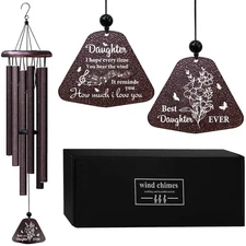Daughter Gift Wind Chime 32, Unique Daughter Gift for Birthday, to My Daughte...