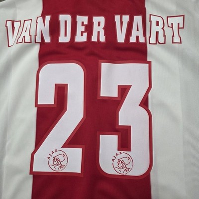 2001 Adidas Ajax Amsterdam Home Soccer Jersey Rafael van der Vaart