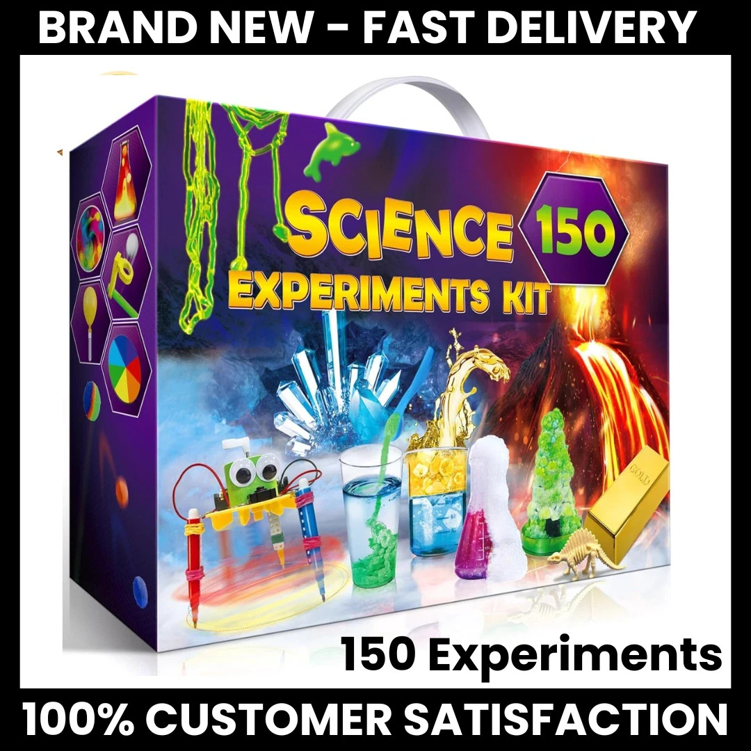 UNGLINGA 150 Experiments Science Kits for Kids, S.T.E.M Educational