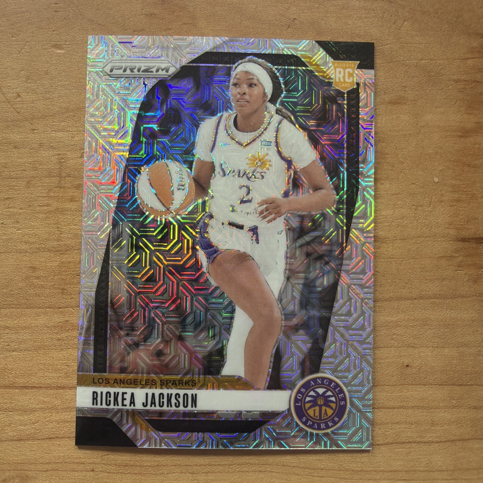 2024 Rickea Jackson Panini Prizm WNBA Mojo Prizm /25 - #60 RC Rookie Card