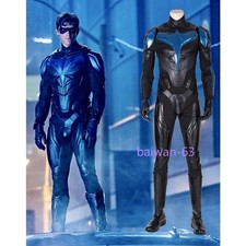 Nightwing Dick Grayson Cosplay Costume Suit Halloween Outfit Bodysuit Full Set