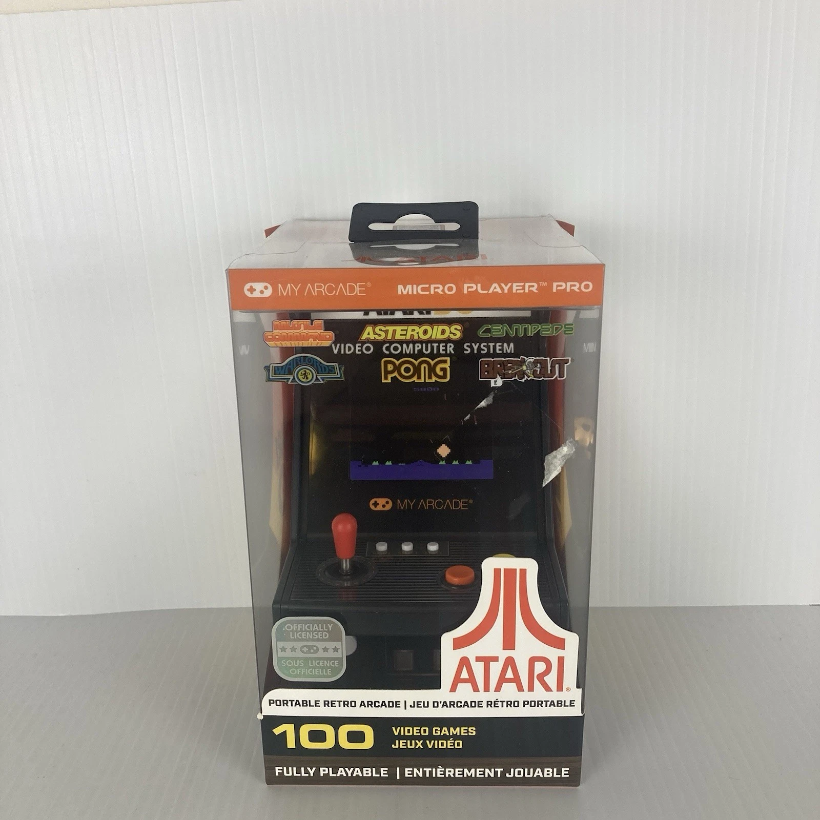 Atari Retro Arcade 6.75" Micro Player Pro - Inc 100 Games - Sealed-Free Post