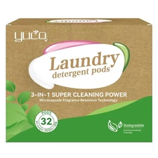 Pods Laundry Detergent Hypoallergenic, 3IN1 Super Cleaning Power, Microcapsul...