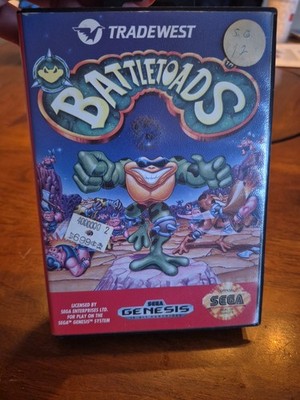 Battletoads (Sega Genesis) No Manual - Box And Game Only