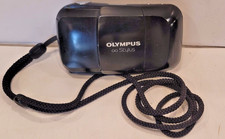 Olympus 35mm Stylus Black Point  Shoot Film Camera JAPAN Vintage Tested
