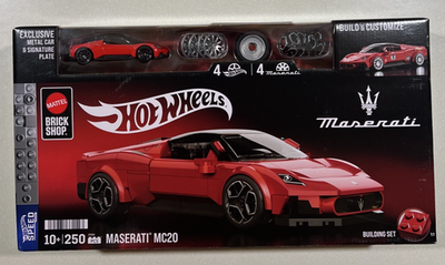 NEW 2025 Mattel Brick Shop Hot Wheels Maserati MC20 IN HAND