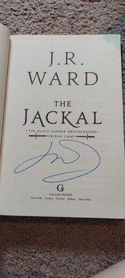 The Jackal (1) Black Dagger Brotherhood: Prison Camp Signed Hardcover Copy