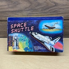 Vintage Space Shuttle Pencil Box Lebanon Packaging Corp Paperboard Made In USA