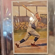 Babe Ruth RARE BVG 7( Near Mint ) 1932 Sanella Margarine Type 2 Baseball Card