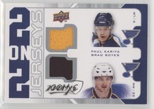 2008 MVP 2 on Jerseys Paul Kariya Keith Tkachuk David Perron Brad Boyes HOF 0t2