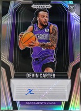 2024-25 Panini Select - Rookie Signatures Basketball Devin Carter #RS-DEV NM