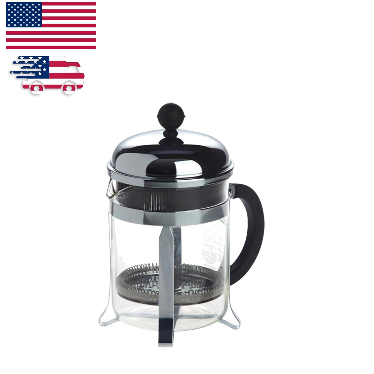 - Elegant Glass & Steel Design