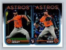 Topps 2024 Topps Update #US252 Blair Henley / Shawn Dubin RCOM, RC