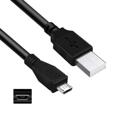 Inovat 3FT Replacement Micro USB 2.0 PC Computer Sync Data 3 feet, Black