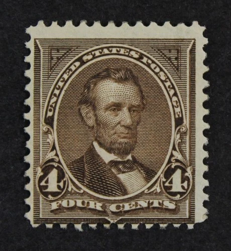 CKStamps: US Stamps Collection Scott#254 4c Lincoln Unused Regum