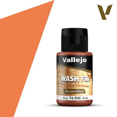 Vallejo Wash FX Rust Acrylfarbe Miniaturen bemalen Tabletop Weathering NEU OVP