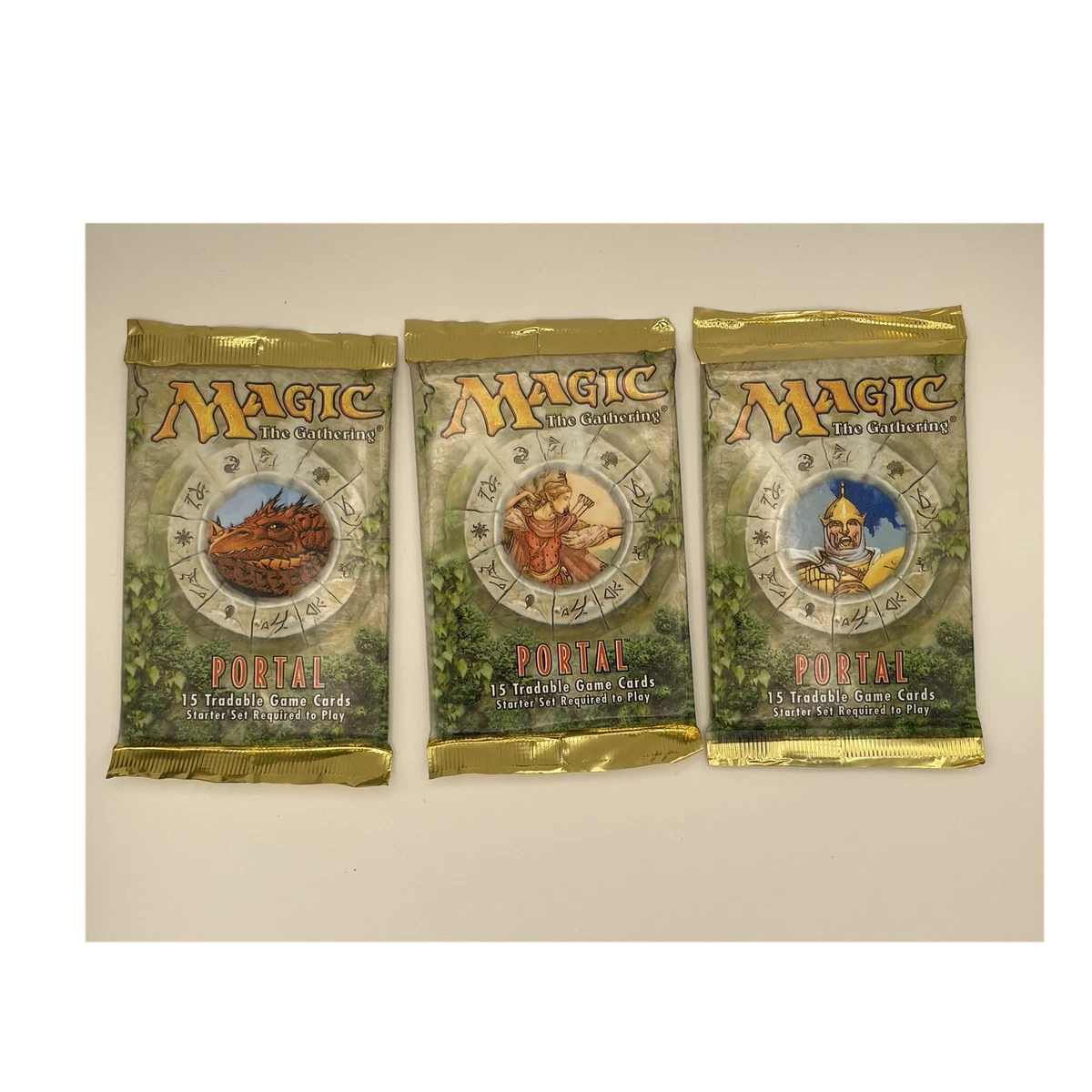 Magic: The Gathering Portal Sealed Collectible Card Game Packs for