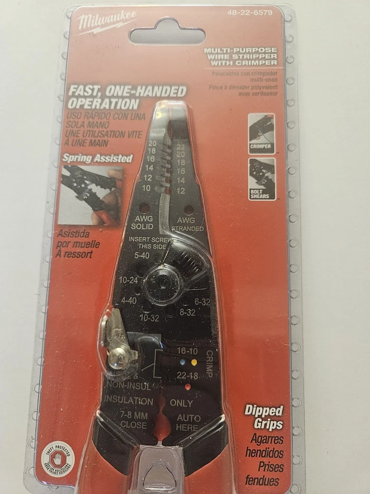 Pelacables/Cortador Milwaukee - Rojo (48-22-6579) Nuevo Foto 2 de 3