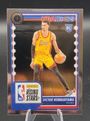 2023-24 Panini Nba Hoops Premium Stock #282 Rising Stars Victor Wembanyama RC A1