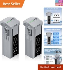 Portable 2-Pack Intelligent Flight Battery for DJI Air 3 - 46-Minute Flight