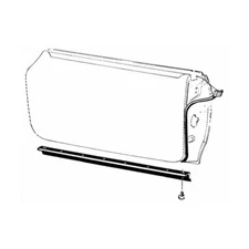 1969 1970 Cougar Mustang Door Bottom Seals Sill Weather-strips (1 pair)
