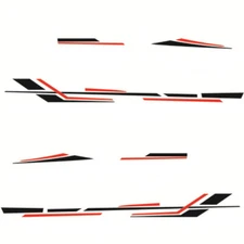 Car Stickers Two Side Stripes Graphics Body Vinyl Decals For Camper RV Trailer