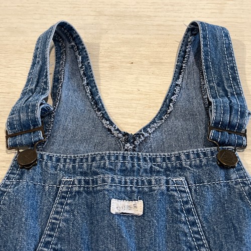 Vintage 1980s Guess Paris 2 tone Denim Blue Jean Overalls Youth 5 - Picture 8 of 21