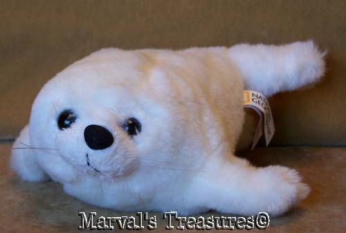 Nat'l Geographic White Seal Pup 2010 Stuffed Plush EUC - Picture 1 of 1