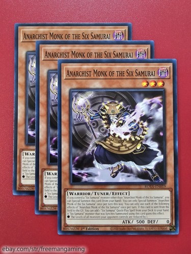 Yugioh Six Samurai Deck Core Set 21 card ROTA Legendary Lord Shi En Enishi - Picture 5 of 8