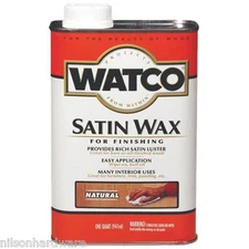 (3)-Qt Watco Liquid Satin Interior Wood Furniture Cabinet Finishing Wax 67041