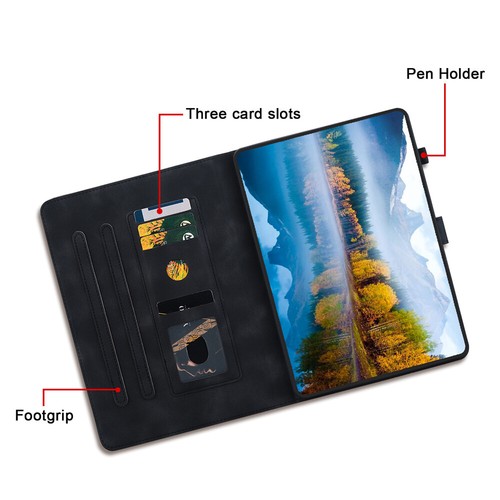 For Samsung Galaxy Tab S10 FE+ 13.1 X620 Flip PU Leather Wallet Case Stand Cover - Picture 6 of 51