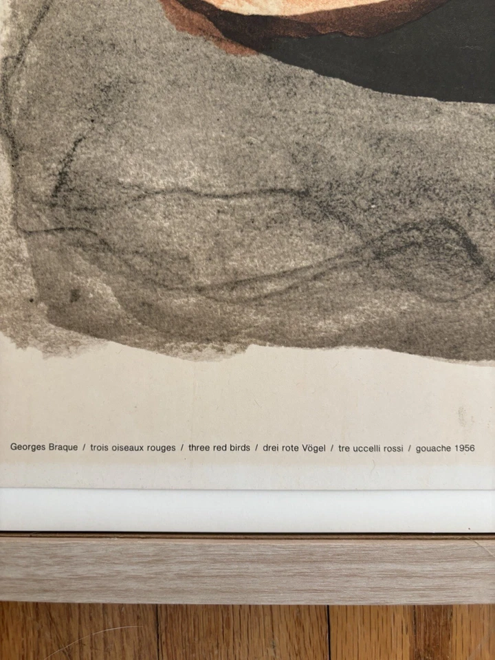 Litografía Georges Braque Three Birds Foto 3 de 4