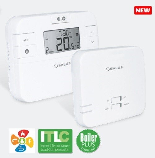 SALUS RT510RF+ DIGITAL WIRELESS ROOM THERMOSTAT STAT PROGRAMMABLE BOILER  PLUS
